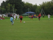 2014年8月9日に開催されたしんきんカップ第12回キッズサッカー大会県央決勝トーナメントの様子