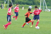 2019年6月29日に開催された第4回パール金属カップ県央地区少年サッカー大会の様子