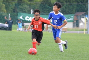2019年6月29日に開催された第4回パール金属カップ県央地区少年サッカー大会の様子