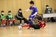 2021年1月10日に開催された第28回東北電力杯新潟県少年フットサル大会県央予選の様子